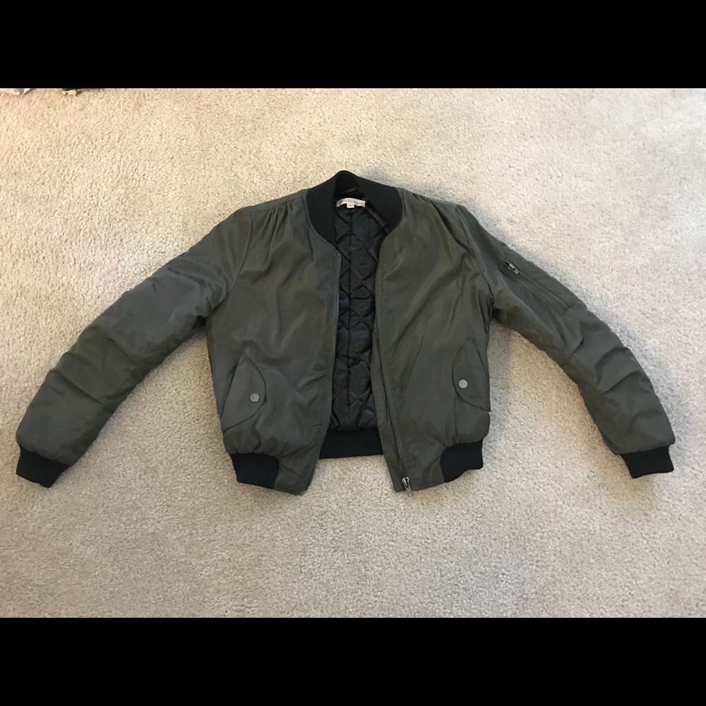 Women’s Small Hunter Green Bomber Jacket